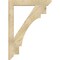 Ekena Millwork Merced Slat Rough Sawn Bracket, Douglas Fir, 4"W x 32"D x 44"H BKT04X32X44MRC06RDF - alternate 3